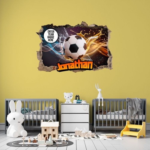 Adesivo vinile calcio - adesivo, 3d
